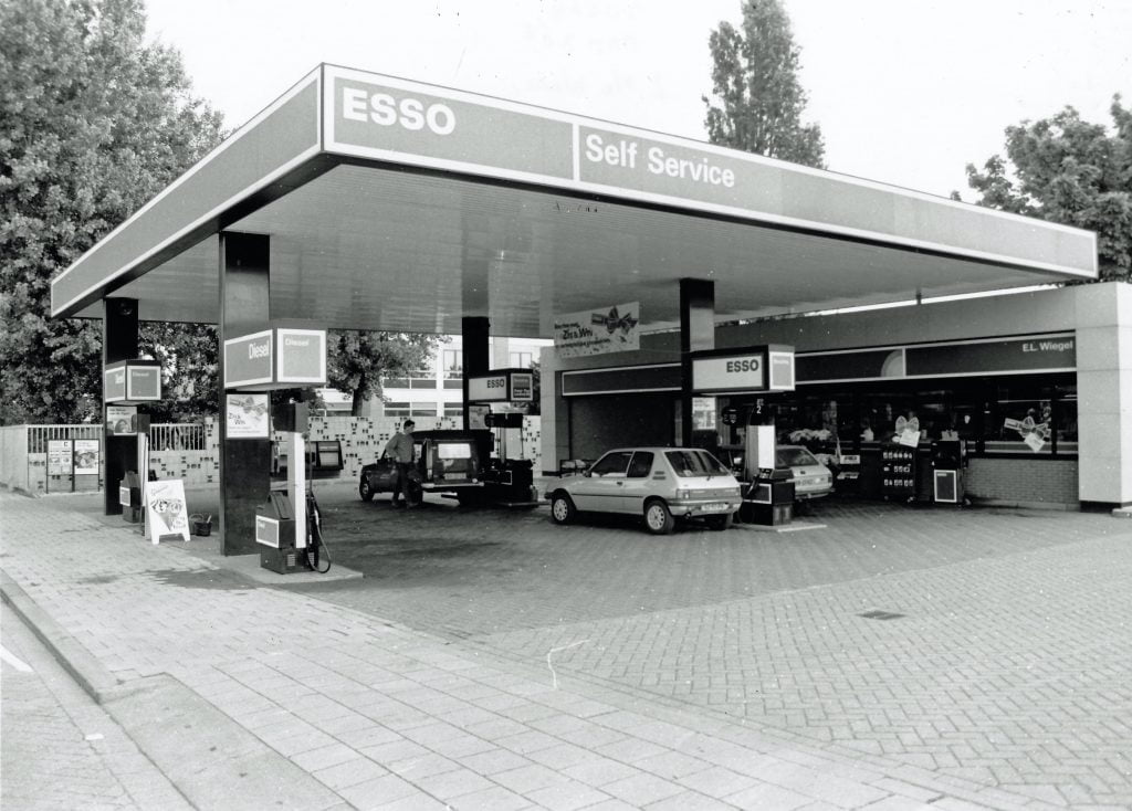 Benzinestation in Veenendaal