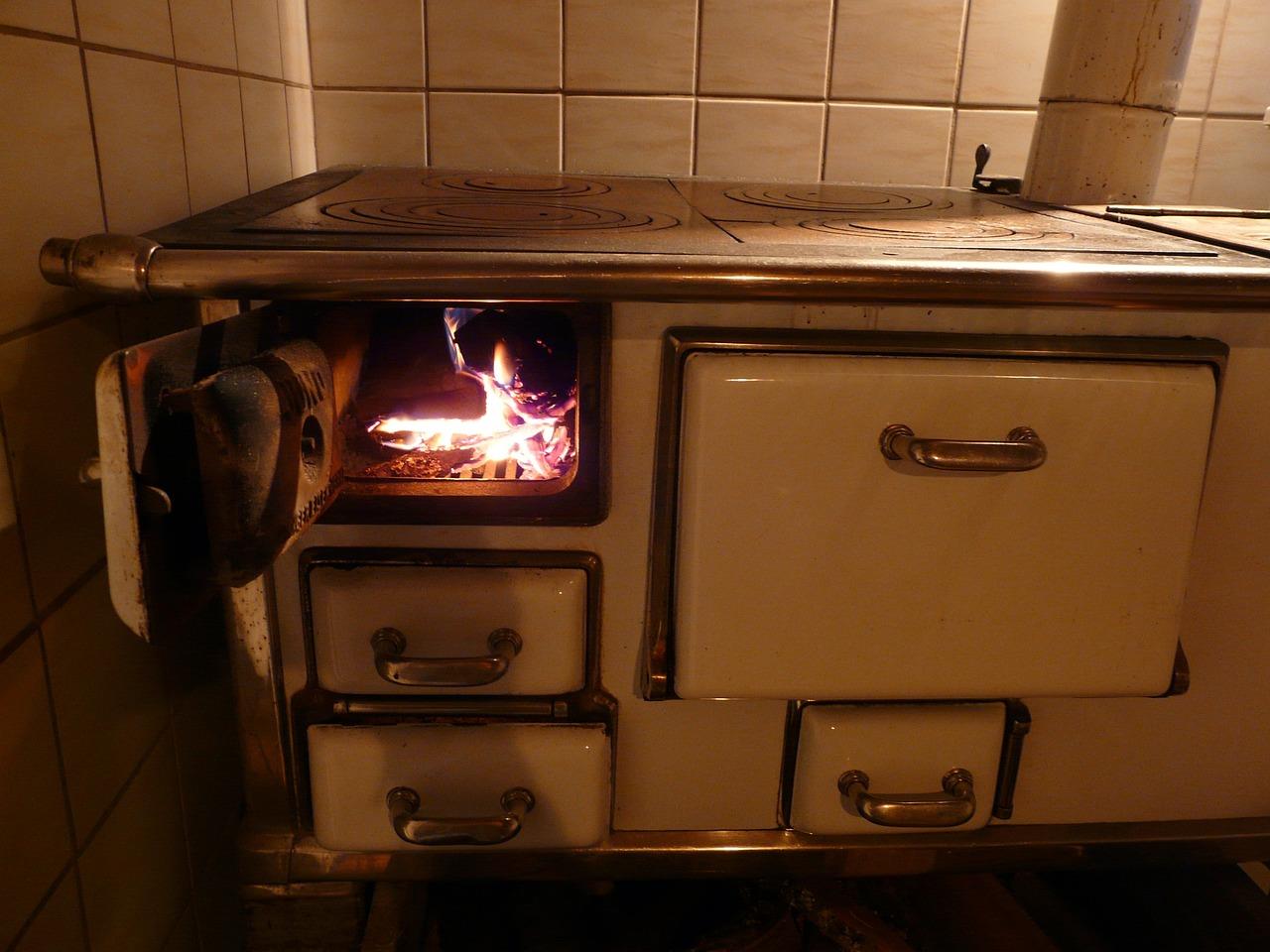 Houtkachel in Veenendaal